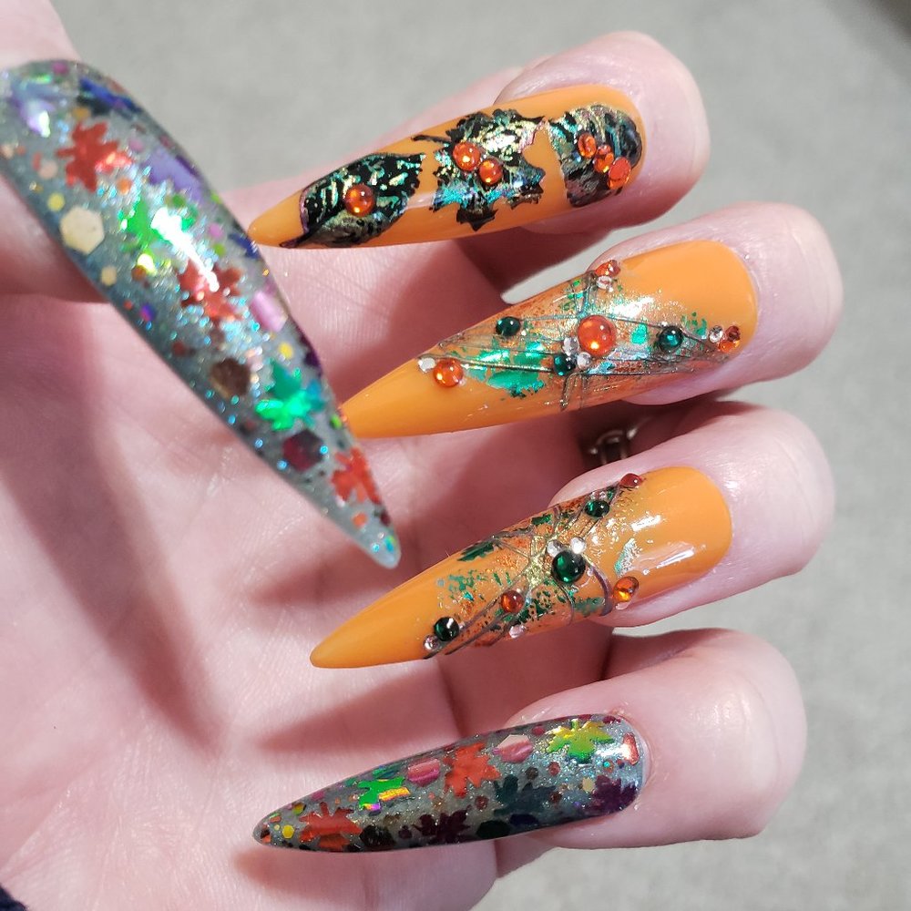 XXL Stiletto Gel Press on Nails